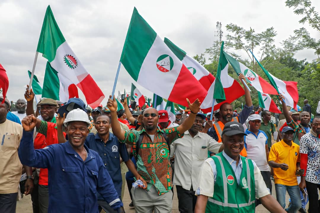 picture of workers celebrating for mbahs promotion of enugu civil servants