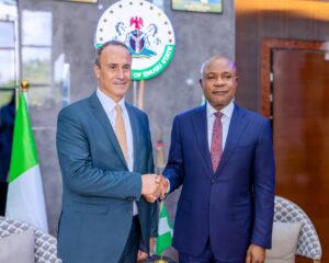 Gov Mbah and French Ambassador