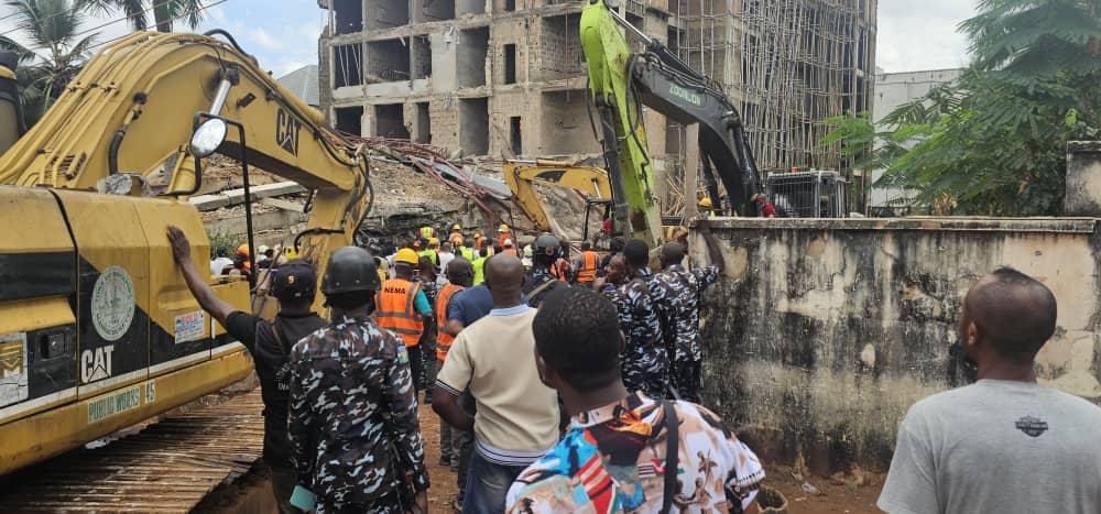 Four People Rescued From Rubble