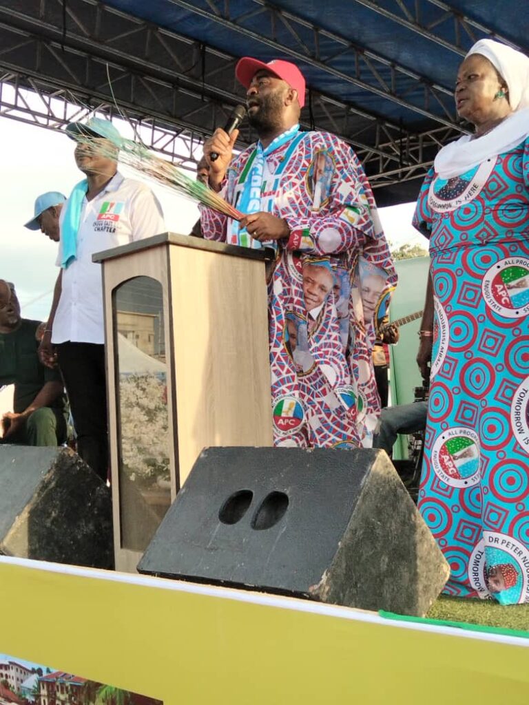 Hon. Cornelius Nnaji, addressing the gathering