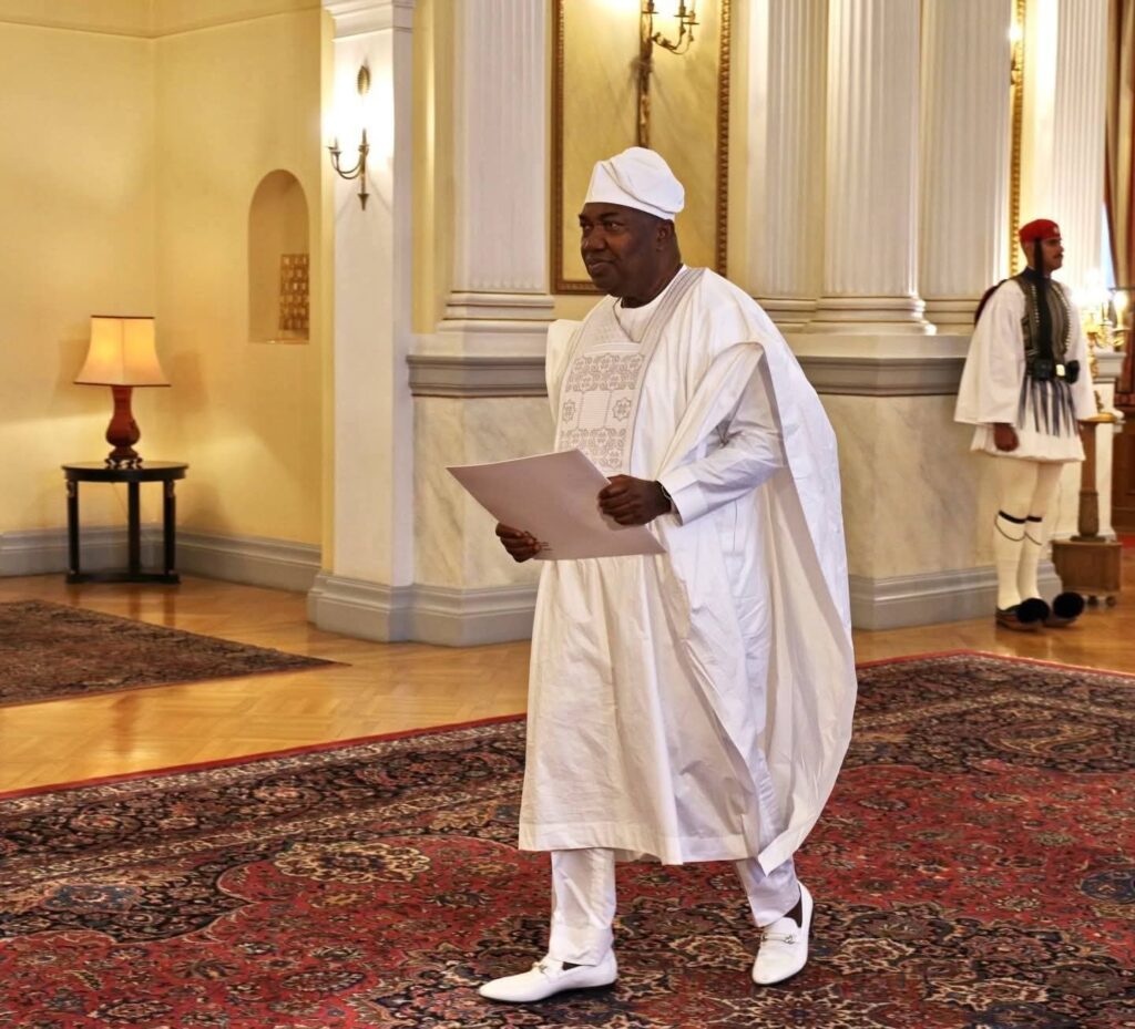 Ugwuanyi presents credentials in Athens
