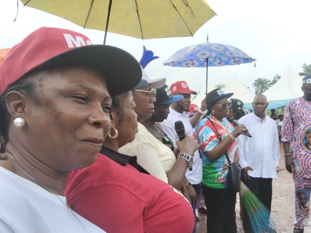 Former Deputy Chairman of Nkanu East Local Government Area, Hon. Angela Ngene, Speaking