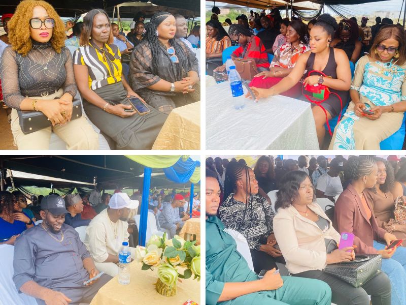A Cross Section of Participants at the Unveiling of Hossana Estate, Ibagwa Nike