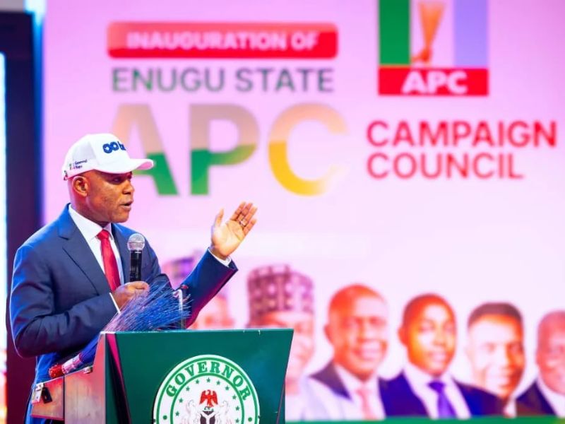Mbah Inaugurates Enugu APC Campaign Council, Banks on Achievements