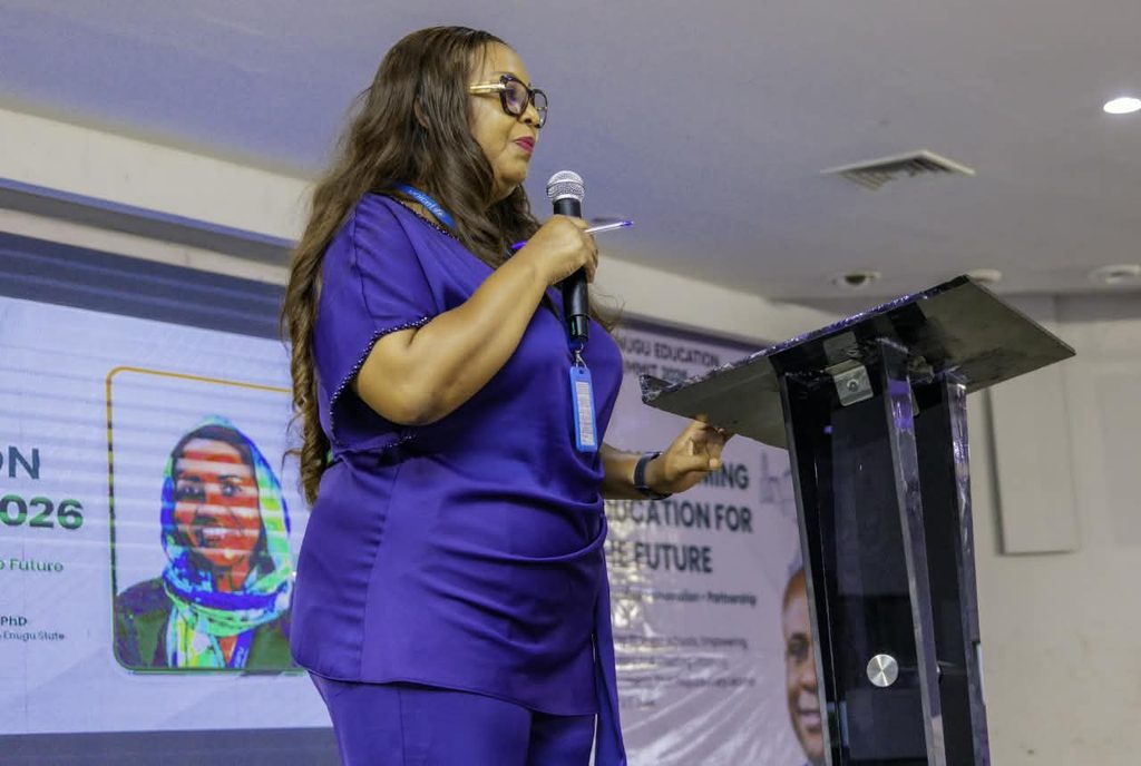 The UNICEF Chief of Field Office for Enugu, Mrs Juliet Chilewe, Delivering her Speech
