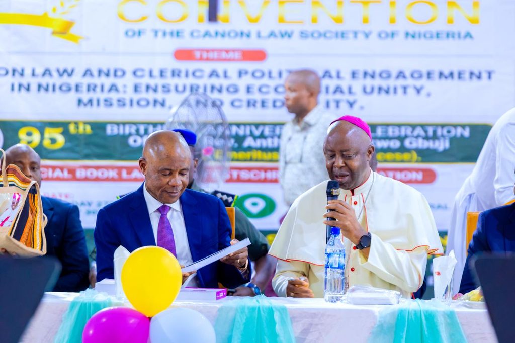 Mbah Thanks Canon Law Society for Award