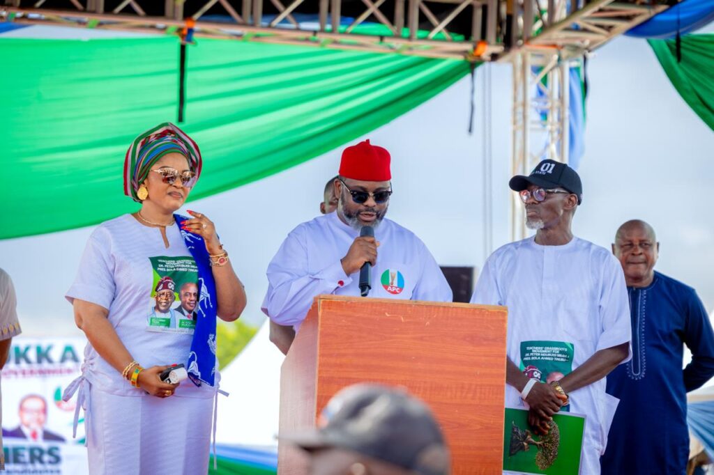 TGM Patron and Commissioner for Education, Enugu State, Prof Ndubueze Mbah, Delivering his Speech at the Teachers Endorsement Rally for Gov Mbah & Tinubu